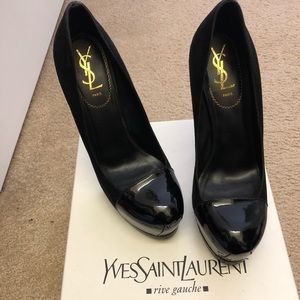 YSL platform pumps